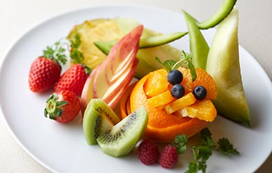 Seasonal fruit platter